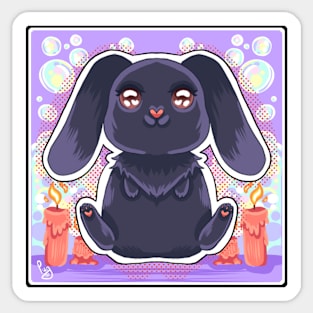 Bubble Bath bunny Sticker